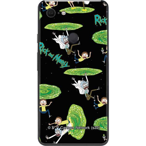 Adult Swim Rick and Morty Portal Pattern Google Pixel 3 XL Skin